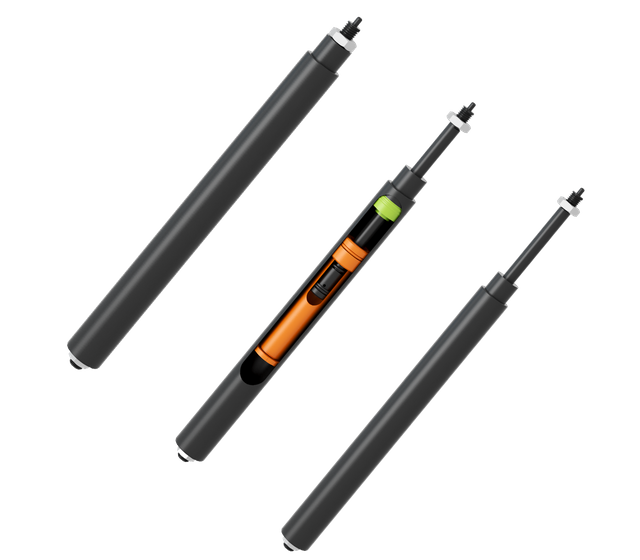 ロック可能なガススプリング